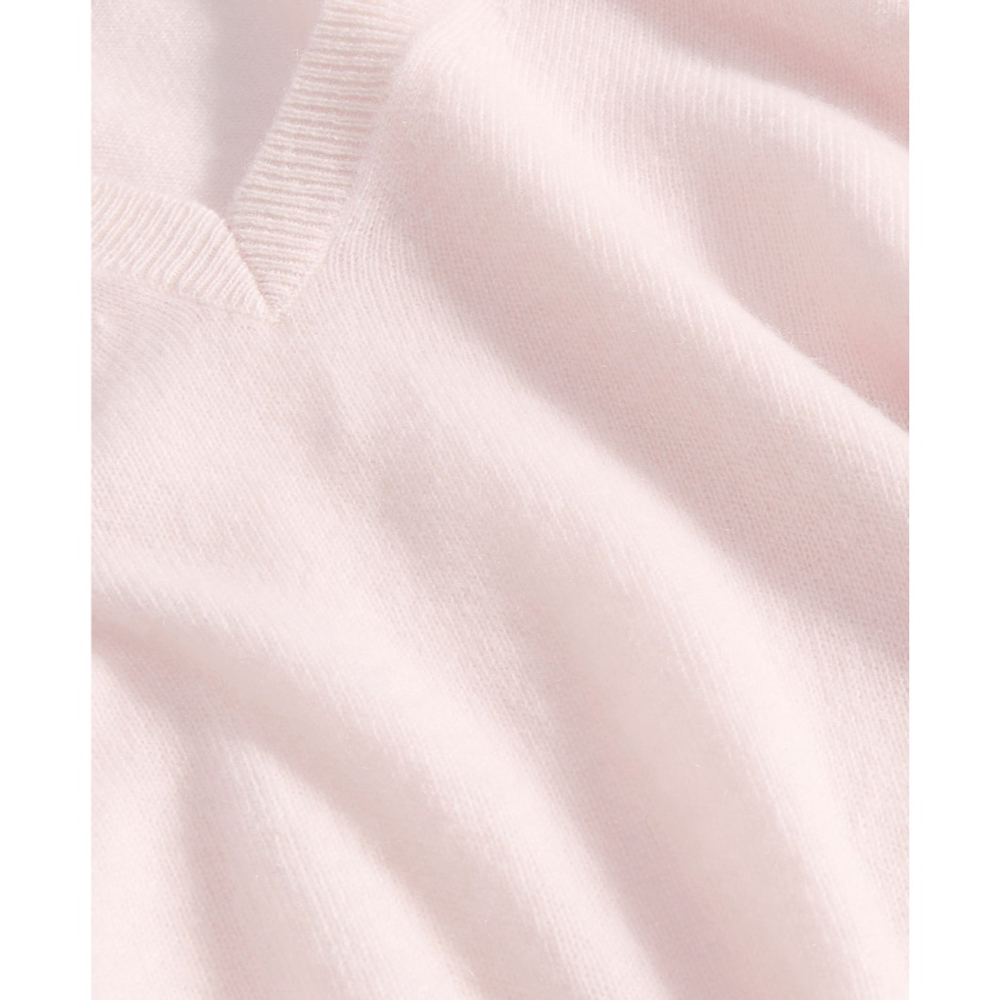 Charter Club 100% Cashmere Size XS V-Neck Sweater Light Pink NWT - Picture 4 of 7